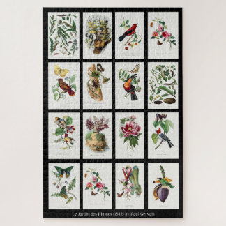 Les Jardins des Plantes Vintage-Illustrationen 002 Puzzle