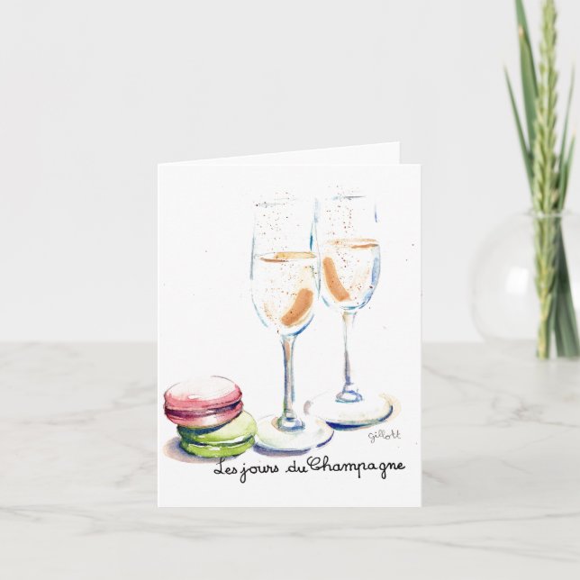 Les Jours du Champagne Karte (Vorderseite)