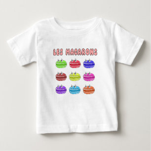 Les Macarons Niedlich Cartoon Baby T-shirt