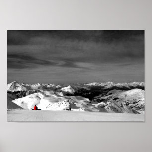 Les Menuires Drei Täler Frankreich Poster