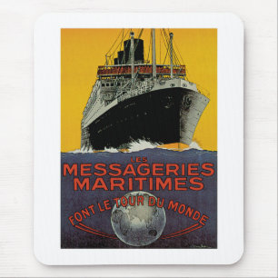 Les Messageries Maritimes Mousepad