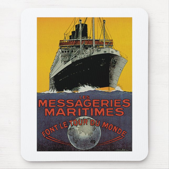 Les Messageries Maritimes Mousepad (Vorne)