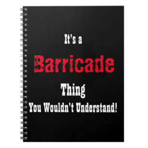 Les Miserables Barrikaden-Zeitschrift Notizblock