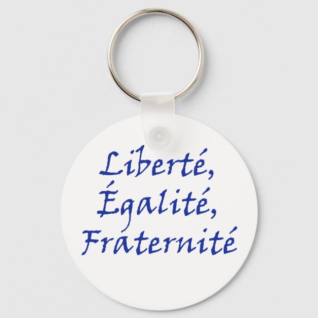 Les Misérables Liebe: Liberté, Égalité, Fraternité Schlüsselanhänger (Vorderseite)