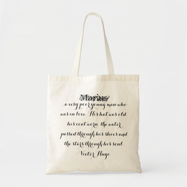 Les Miserables Tasche: Extravagantes Skript Marius Tragetasche (Vorne)
