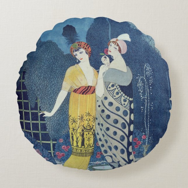 Les Modi Rundes Kissen (Vorderseite)