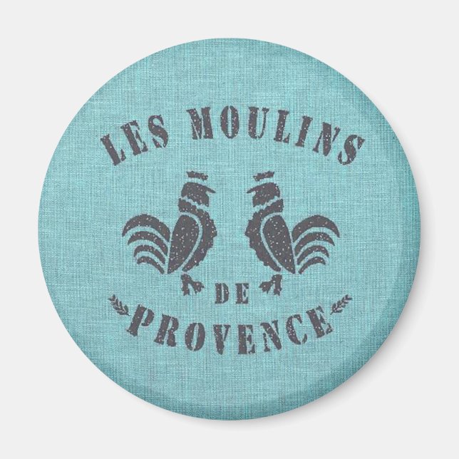 Les Moulins De Provence Magnet (Vorne)