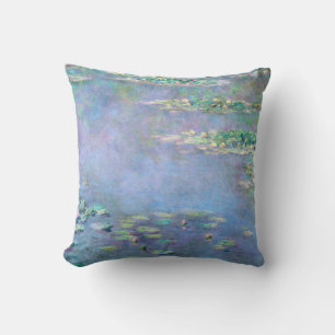 Les Nympheas Wasser-Lilien Monet schöne Kunst 1906 Kissen