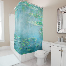 Les Nympheas Water Lilies Kunstgewerbe Duschvorhang