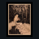 "Les Orchidees et Dame aux Lis" (1 von 2) Art Deco Poster<br><div class="desc">#1 eines Art-Déco-Paares druckt ca. 1934 von dem talentierten Louis Icart mit dem Titel "Les Orchidees et Dame aux Lis" #2. Erhältlich in anderen Größen,  sowie Leinwand.</div>