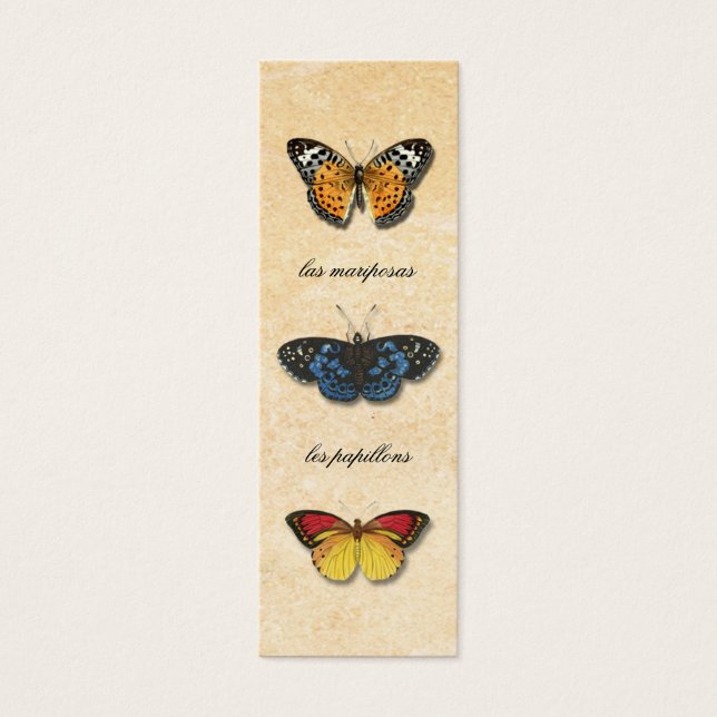Les Papillons Lesezeichen (Vorderseite)