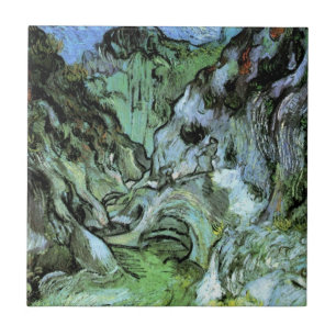 Les Peiroulets Ravine von Vincent van Gogh Fliese