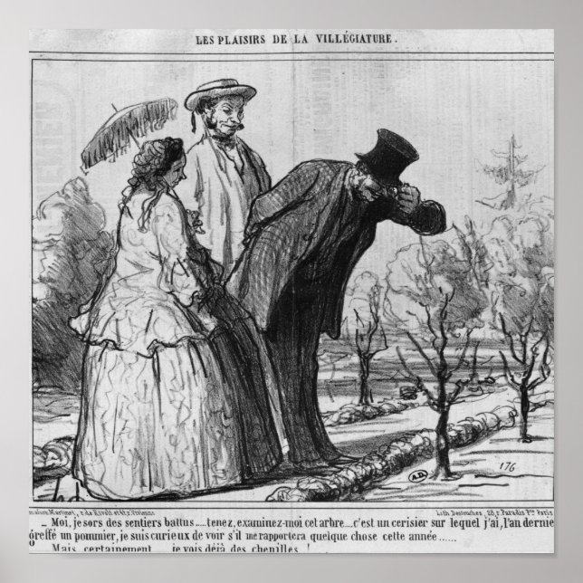 Les Plaisirs de la Villegiature Poster (Vorne)