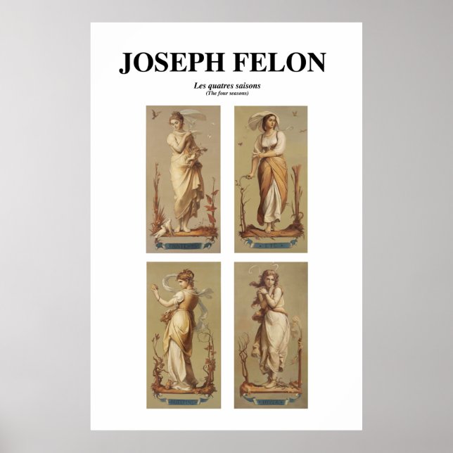 Les quatres saisons (Die vier Jahreszeiten) Poster (Vorne)
