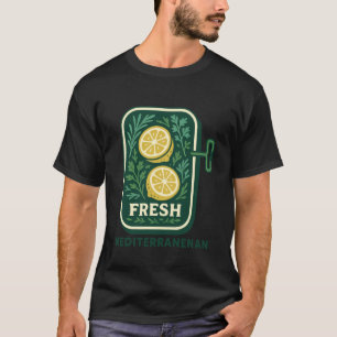Les Sardinen Dosenfisch Frischer Mittelmeerraum T-Shirt