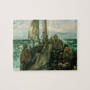 Les Toileurs de la mer von Edouard Manet, Vintage  Puzzle