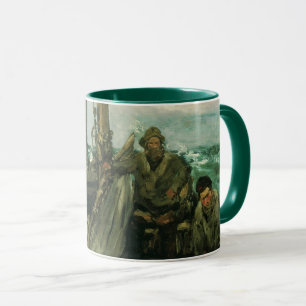 Les Toileurs de la Mer von Edouard Manet, Vintage  Tasse