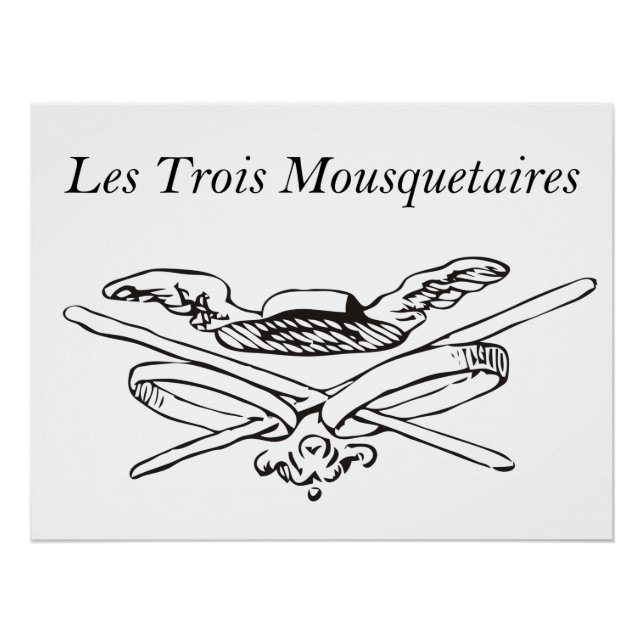Les Trois Mousquetaires - Die drei Musketiere Poster (Vorderseite)