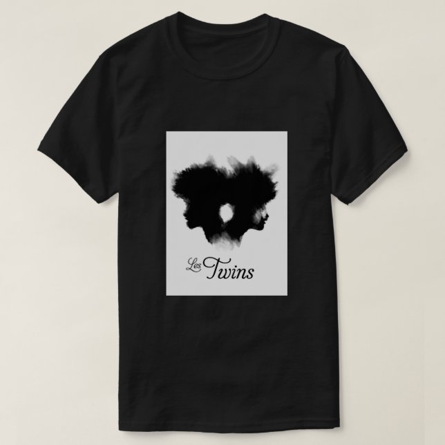 LES TWINS - US MOVIE ART Poster T-Shirt (Design vorne)