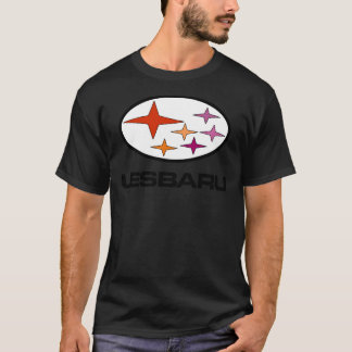 Lesbaru - Lesbische Logoaufkleber für Autos T-Shirt