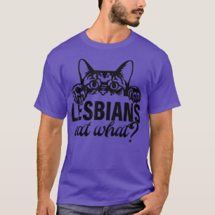 Lesben essen, was LGBTQ Cat T - Shirt