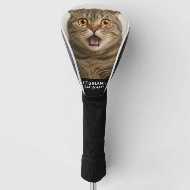 Lesben essen was Lustiges Golf Headcover (Vorderseite)
