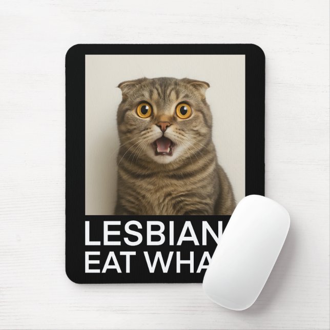 Lesben essen was Lustiges Mousepad (Mit Mouse)