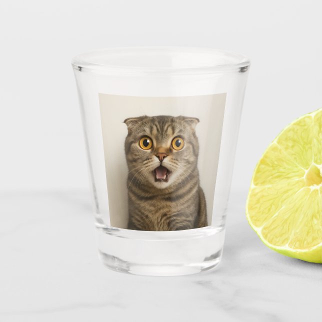 Lesben essen was Lustiges Schnapsglas (Vorderseite)