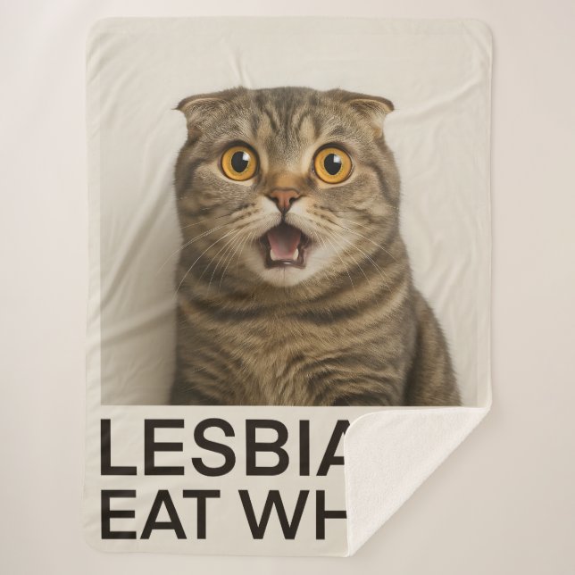 Lesben essen was Lustiges Sherpadecke (Vorderseite)
