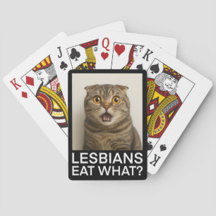 Lesben essen was Lustiges Spielkarten