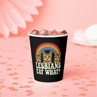 Lesben essen, was Vintage LGBT Pride Monat Meme