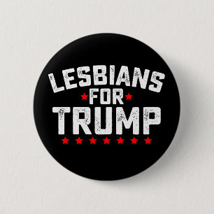 Lesben für Trump LGBTQ Präsidentschaftswahlen Button