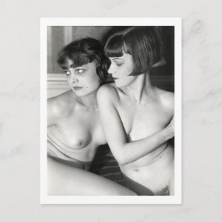 Lesben, ich woll dir, du will ihr Vintag Postkarte