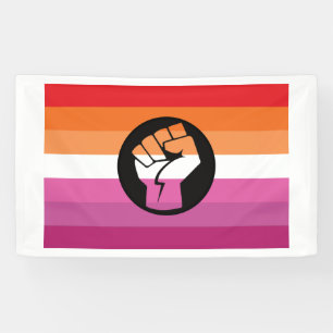 Lesben-Protestflagge Banner
