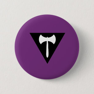 Lesben-Stolz-Flagge Button