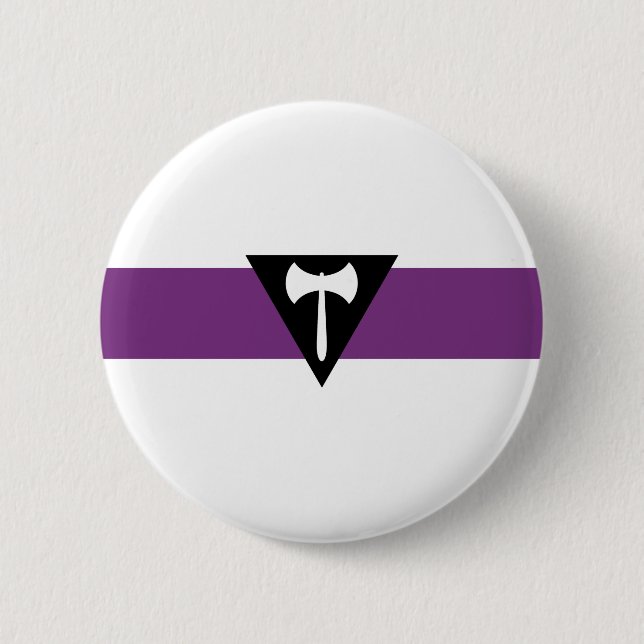 Lesben-Stolz-Flagge Button (Vorderseite)