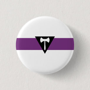 Lesben-Stolz-Flagge Button