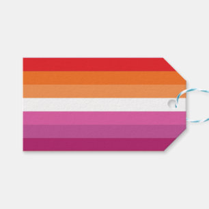Lesben-Stolz-Flagge Geschenkanhänger