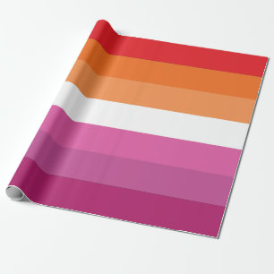 Lesben-Stolz-Flagge Geschenkpapier