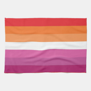 Lesben-Stolz-Flagge Geschirrtuch