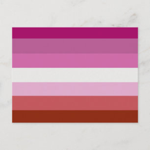 Lesben-Stolz-Flagge Postkarte