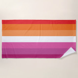 Lesben-Stolz-Flagge Strandtuch