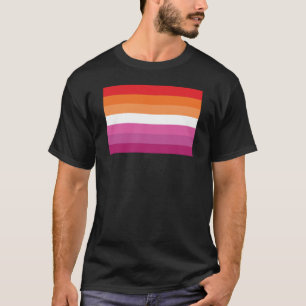 Lesben-Stolz-Flagge T-Shirt