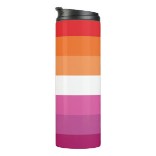 Lesben-Stolz-Flagge Thermosbecher