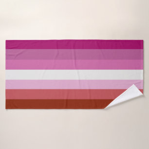 Lesben-Stolz-Flagge (Ursprung) Badehandtuch