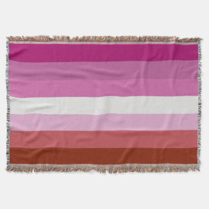 Lesben-Stolz-Flagge (Ursprung) Decke