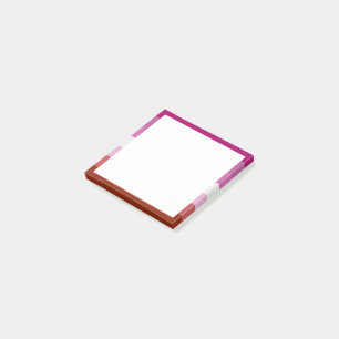 Lesben-Stolz-Flagge (Ursprung) Post-it Klebezettel