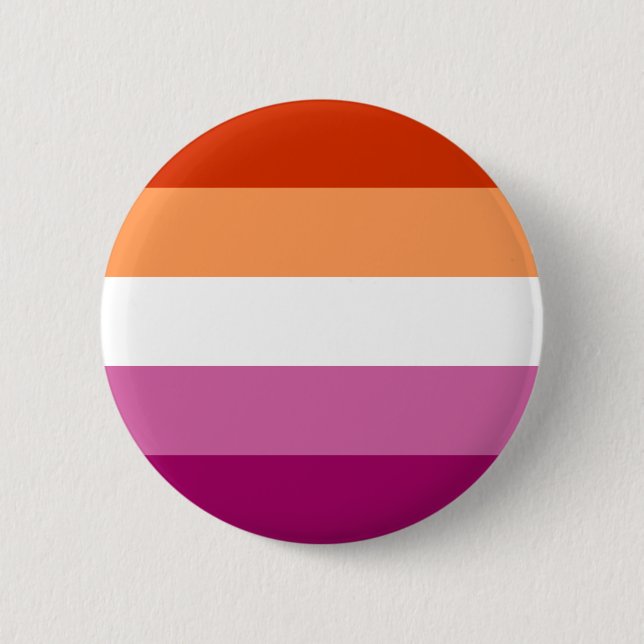 Lesben-Stolzflagge LGBTQ Button (Vorderseite)