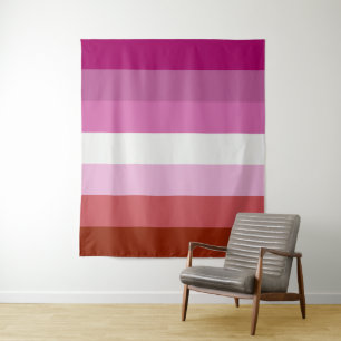 Lesben-Stolzflagge LGBTQ Wandteppich