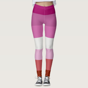 Lesben-Stolzflaggen-Streifen Leggings
